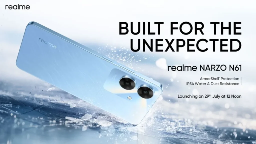 realme narzo n61 launch date in india