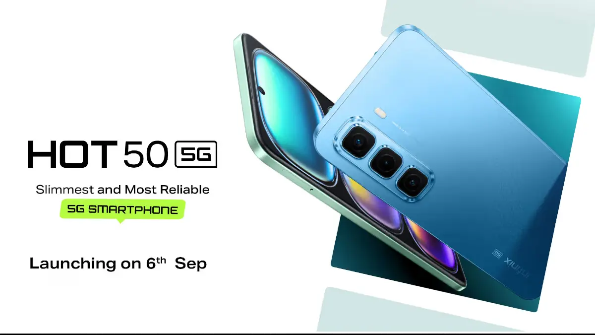 Infinix Hot 50 5G smartphone launch date in India set to September 5