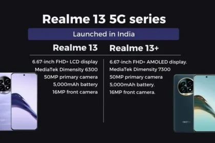 Realme 13 5G series smartphones specifications