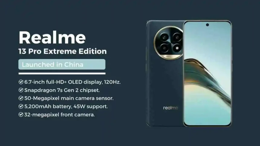 Realme 13 Pro Extreme Edition specifications