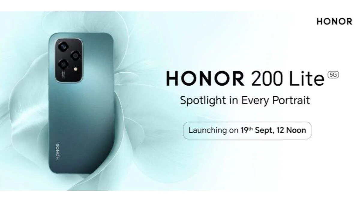 HONOR 200 Lite India launch Date is set to September 19