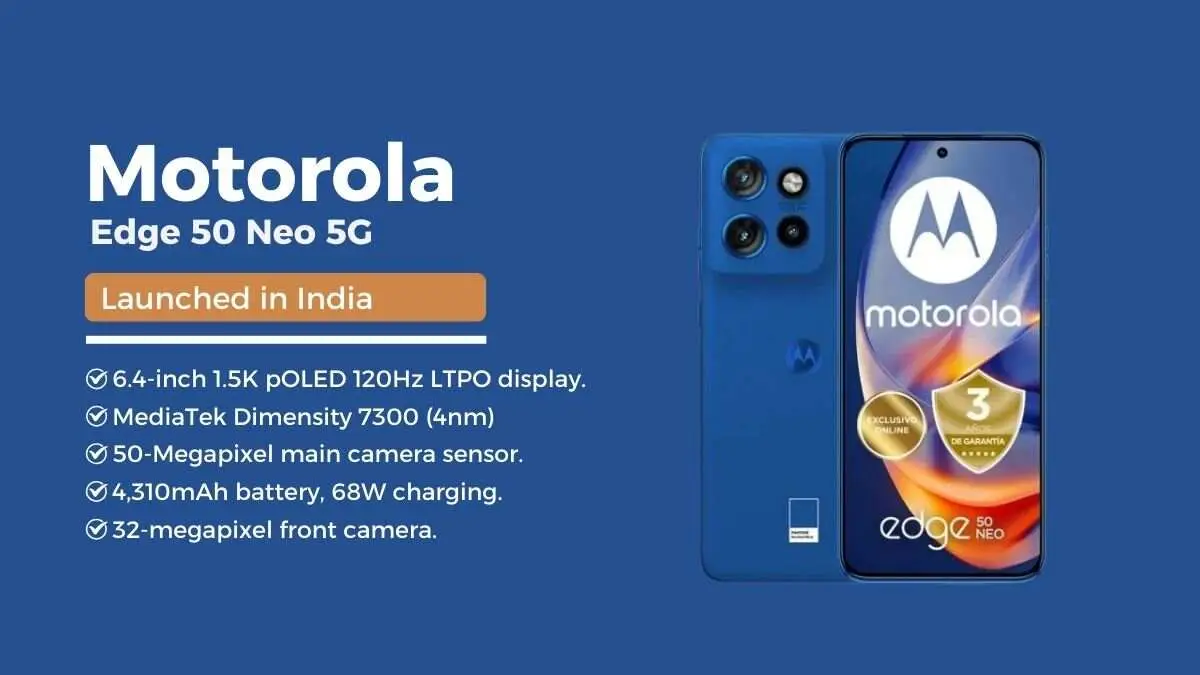 Moto Edge 50 neo smartphone specifications