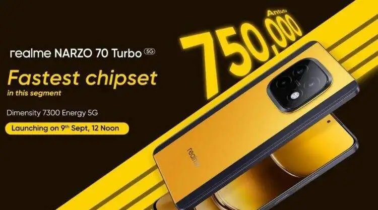 Realme Narzo 70 Turbo 5G India Launch banner