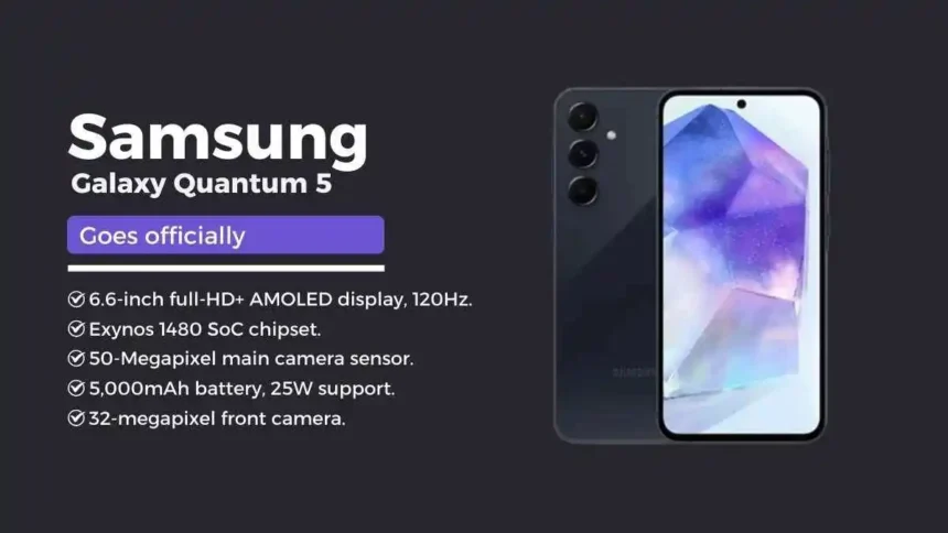 Samsung Galaxy Quantum 5 specifications