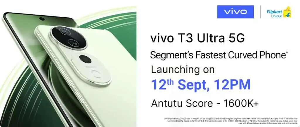 Vivo T3 ultra 5G launch Date in India