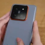 Xiaomi 15 Pro 5G rear side of smartphone on hands